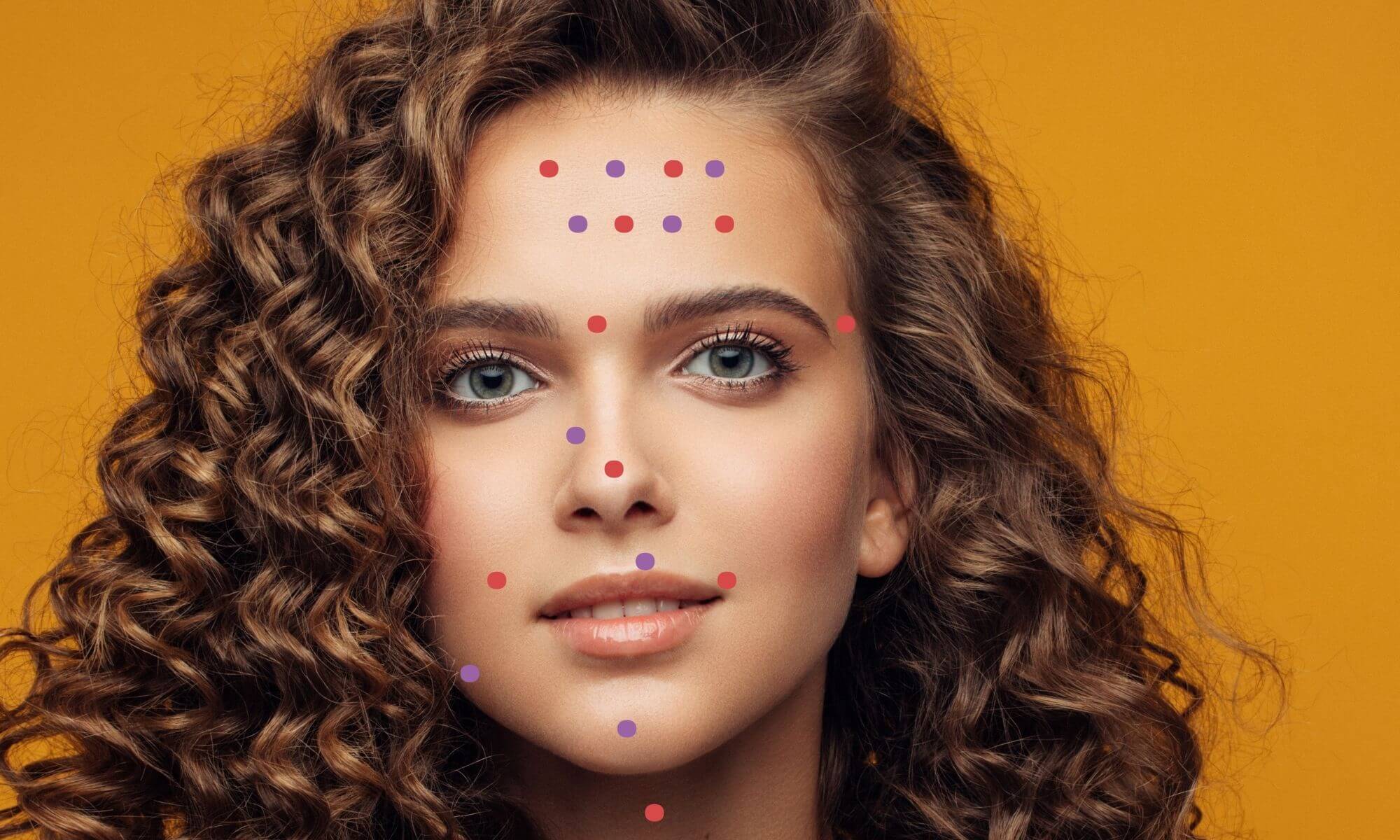 14 zone faciale unde se pune Botox în tratamente estetice